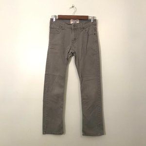 Gray Skinny Fit Levi's Boys Jeans Size 14 Regular